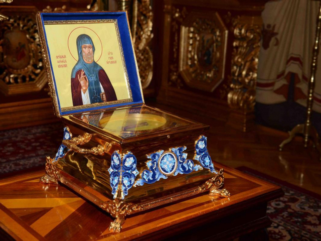 2012 - moaştele Sfântului Cuvios Teofil cel nebun pentru Hristos la Iași