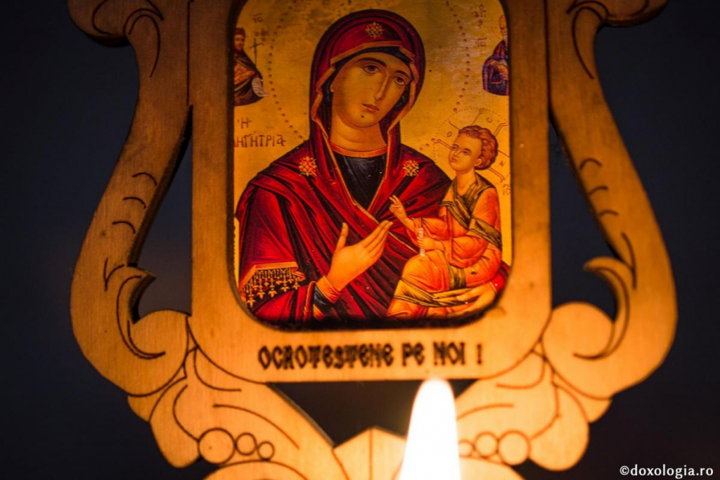 Maica Domnului, preînchipuită prin toiagul lui Aaron / Foto: Oana Nechifor