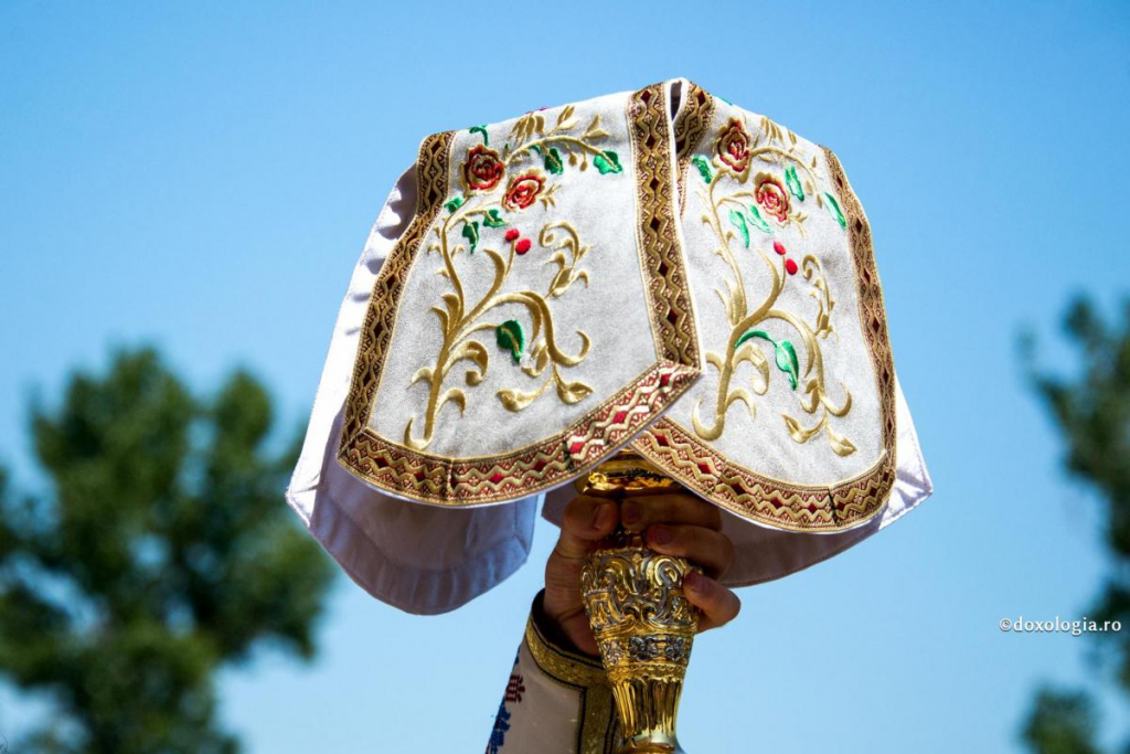 „Să vă împărtășiți cu Sfintele lui Hristos Taine” / Foto: Bogdan Zamfirescu