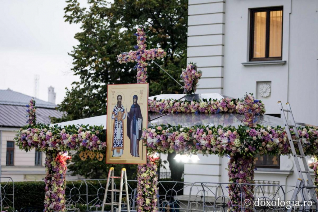 Sfânta Parascheva și Sfântul Grigorie Palama – întâlnire dintre „tăcerea” Cuvioasei și cuvântul teologului / Foto: Oana Nechifor