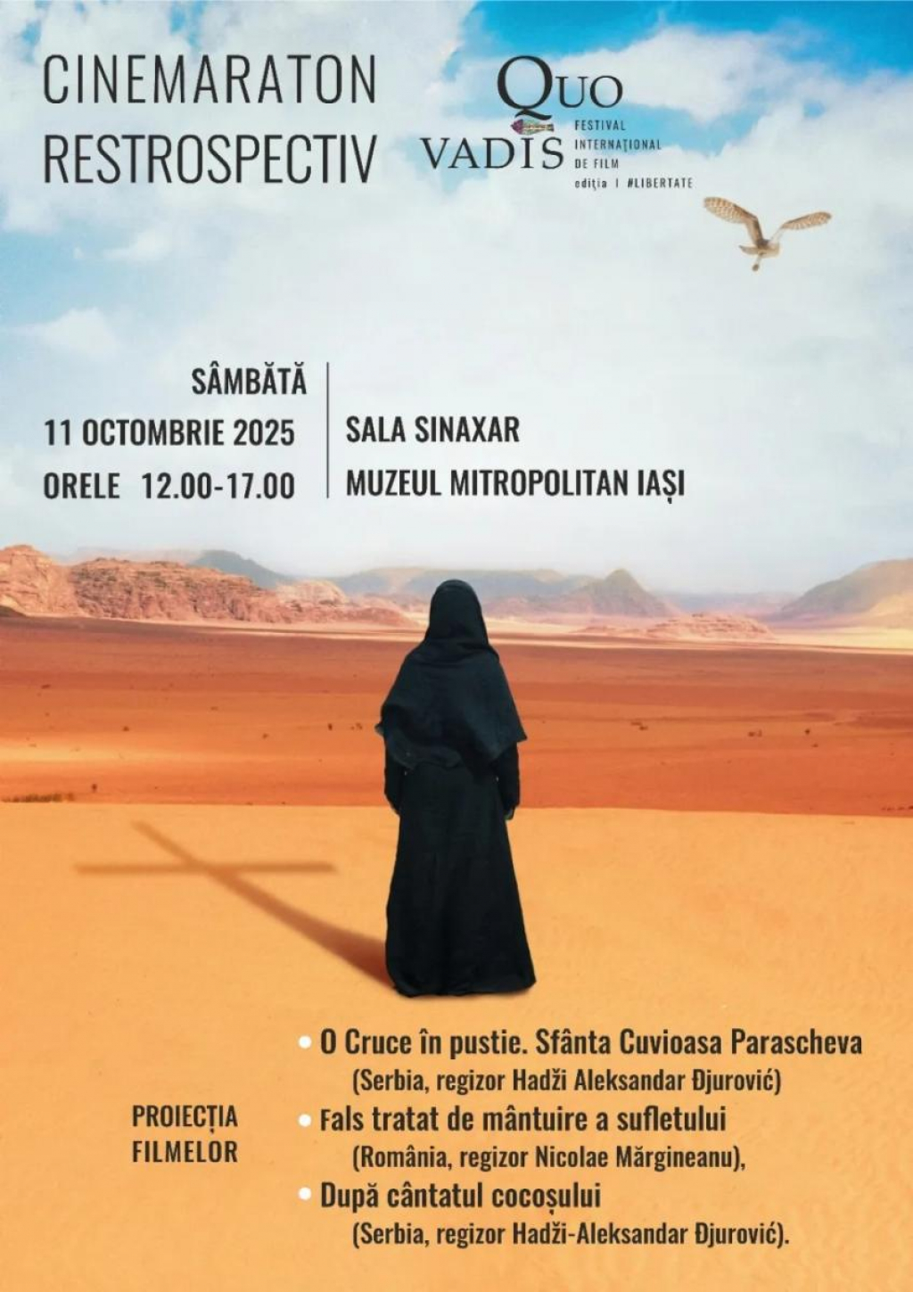 Cinemaraton retrospectiv Quo Vadis, dedicat pelerinilor Sfintei Parascheva, la Muzeul Mitropolitan din Iași