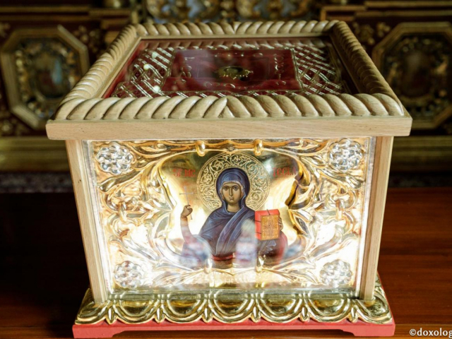 2017 - moaștele Sfintei Mari Mucenițe Tecla, aduse de la Mănăstirea Neamț